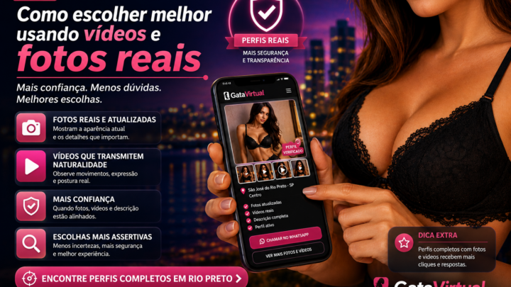Como escolher melhor usando vídeos e fotos reais