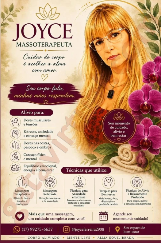 Massagens Terapêuticas.